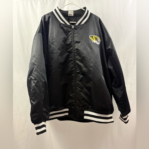 Mizzou Missouri Tigers Bomber Jacket Size 3XL Men’s Black - Picture 2 of 9